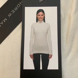 Andrew Marc Ladies Turtle Neck/Birch